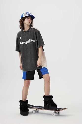 Aelfric Eden Graphic Tees Y2k Mens Oversized T Shirt Racing Washed Streetwear Shirts Unisex Casual Summer Tops4