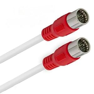 AC-Sat-Corner FRITZ!Box 6690 Cable Router Netzwerk Anschlusskabel Deluxe Premium Vollkupfer Kabel 8K Schnellstecker Rot 2 Meter