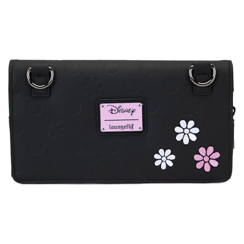 Loungefly Disney Minnie Floral Rock The Dots Clutch Crossbody Bag4