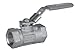 NIBCO T560S6R66FSLL 1 Threaded Ball Locking Handle Stainless Steel