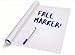 WHITEBOARD Wallpaper - Large Removable Peel and Stick Wallpaper ROLL 78.7”x17.7” SELF-Adhesive Office Space WHITEBOARD Sticker