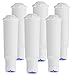 6x Fil-Fresh Filterpatrone für Krups F088 Kaffeevollautomat EA8150, kompatibel mit Claris Aqua Filter, Wasserfilter Filter für Nivona, Melitta, Miele Kaffeemaschinen