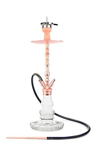 Mata Leon Shisha, Aluminium, Silber, 70cm – Bild 3
