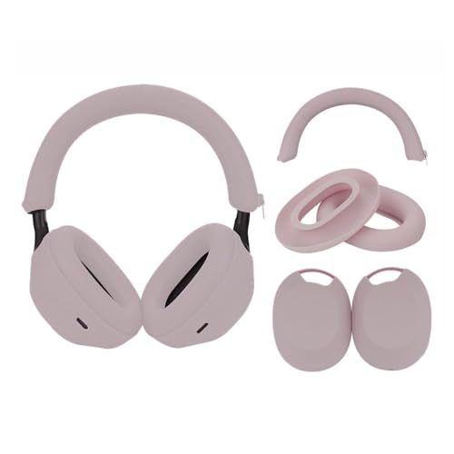 Coques Sony WH-1000XM5 silicone souple gris rose Embody housse protection