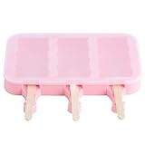 Molde para helado con tapa para helado (3 olas uniformes + 50 palos)