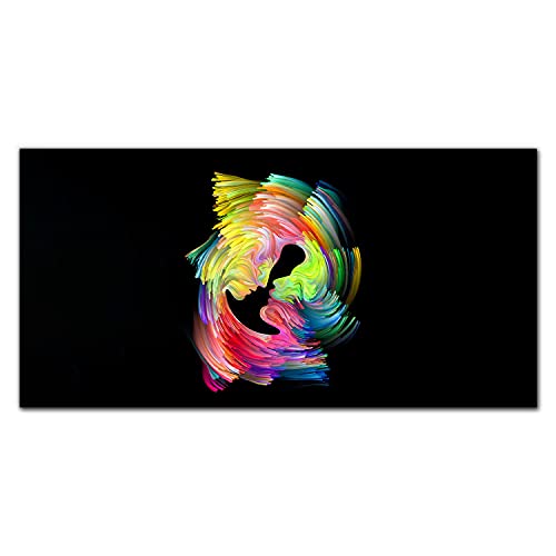 Décoration tableau en verre acrylique Il et Elle pour exprimer l'amour