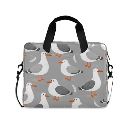 Maletín para laptop con diseño de aves y gaviotas miniatura 1