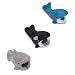 Produktbild kwmobile 3X Kabelschutz Tiere kompatibel mit Apple Lightning Kabel - Verschiedene Tier Motive - Charger Ladekabelschutz - Cable Protector