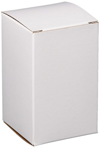 Image of 2 1 /2 inch x 2 1 /2 inch x 4 inch White Reverse Tuck Folding Cartons, 12-Pack (xRTS18W-12)