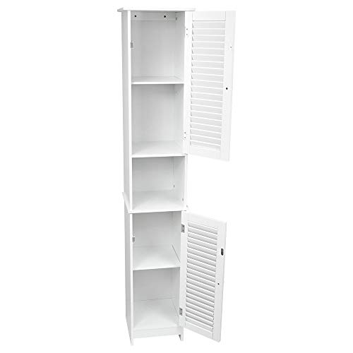Armoire salle de bain Liano MDF blanc 170 cm Home Discount