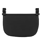 Kinderwagen Fußstütze, verstellbare Kinderwagen Beinstütze Verlängerung Fußstütze für Kinderwagen Fußstütze Zubehör 32 x 21 cm/12,6 x 8,27 Zoll(Schwarz)