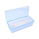 Organisateur de rangement de vaisselle - boîte de rangement d'égouttage de baguettes en plastique de qualité alimentaire, gardez vos baguettes et sèches, plateau