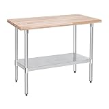 DuraSteel Spliced Maple Work Table