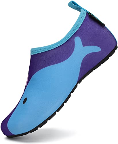 SAGUARO Escarpines Agua Niño Niña Escarpines Surf Hombre Mujer Antideslizante Secado Rápido Zapatos de Agua para Vela,Kayak,Buceo Estilo:5 Azul Gr.34/35