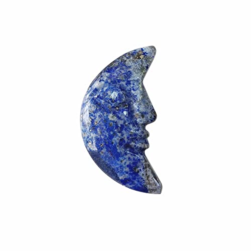 Lapis-Lazuli pierre naturelle bleue de qualité supérieure, cristal poli en demi-lune