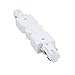 IIVVERR Track Connector 3-Wire Rail Joiner Light Mounted Fitting White (Conector de pista 3-Wire Joiner Montado Fitting White