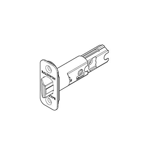Baldwin 8BR0311001 Polished Brass Adjustable Round Corner UL Plainlatch for Reserve Series