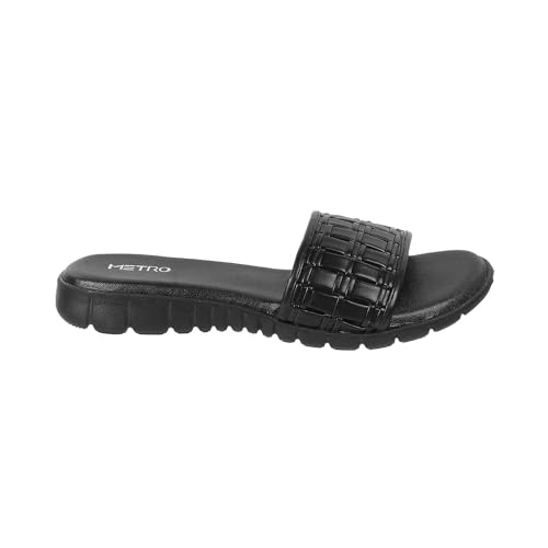 Image of Metro Women Synthetic Leather Comfort Slip-on Sandal