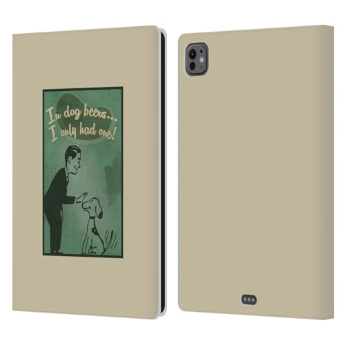 Coque iPad Pro 11 M4 2024 pour caverne d'homme design Lantern Press Bières De Chien