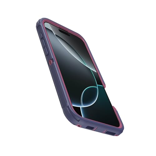 OtterBox iPhone 16 Pro Max (Only) Defender Series MagSafe Case - Regatta Rose (Purple & Pink) - Built-in Magnets - Screenless - Rugged & Durable - with Port Protection by OtterBox - Image 4