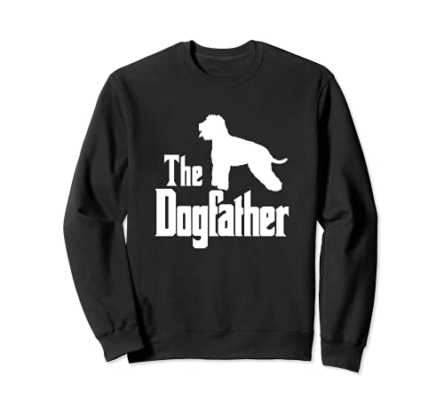 The Dogfather - funny dog gift, funny Lagotto Romagnolo Sweatshirt, Black