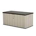 LIFETIME 60254 Heavy-Duty Outdoor Storage Deck Box, 150 Gallon, Desert Sand/Brown