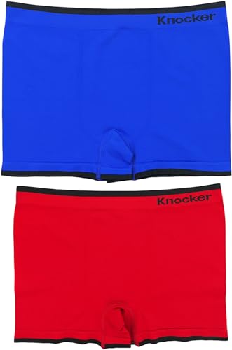 ToBeInStyle Men's Pack of 6 Seamless Boxer Briefs in Solid and Stripe Designs3