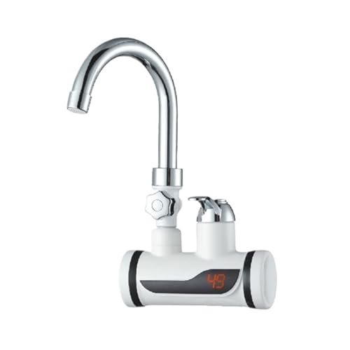 Calentador de agua eléctrico instantáneo de 3000W con pantalla de temperatura calentador de agua de 110V(Lateral Inflow)