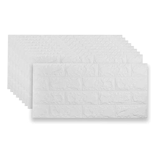 YORKING 10 Stück 3D Wandpaneele Selbstklebend Tapete Steinoptik 60 x 30 x...