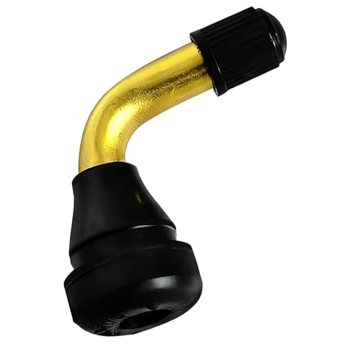 Jingyash Tige de Valve - Pièce de Remplacement en Aluminium Angulaire à 90 Degrés et 31 mm | Valve à Vide pour Pneu Tubeless Scooter,pour Scooter Moto Quad VÉlo Électrique Adolescent