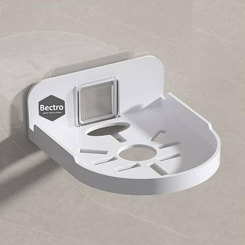 Image of Bectro Screw-Less L-Type Wall Mount Holder for Smart CCTV Cameras | Stand with Heavy-Duty Wall Mount Sticker | Universal use for 360 Robo, Cube, Dome & PT Camera for Home /Office (Pack of 1)