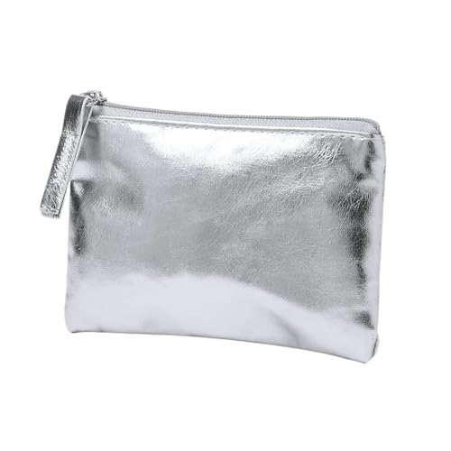 Llavero bolsa almacenamiento para evitar pérdida de monedas con mini billetera transparente