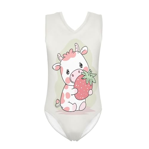 Image of Swimsuits for Girls 3-14 Sleeveless Bathing Suit for Kids Summer One Piece Swimming Suits