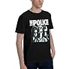 Police The Rock Band St*ing Singer Men's Cotton T-Shirt – Classic Fit Short Sleeve Hip Hop Tee –Music Fan Gift – Casual Streetwear Top #1