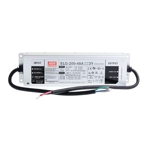 Alimentation LED ELG-200-48A-3Y Meanwell 200W 48V étanche pour éclairage extérieur
