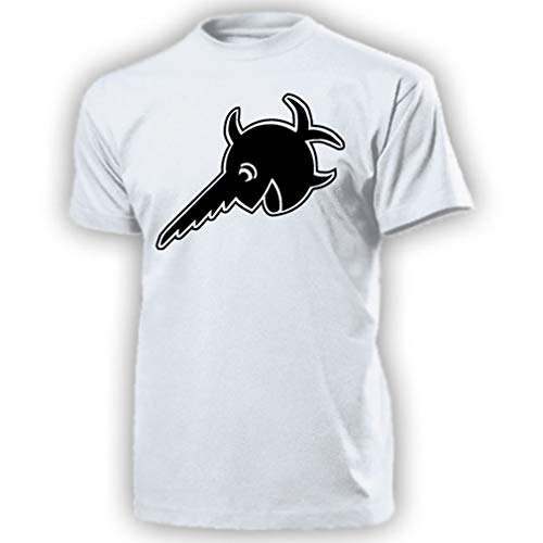 T-shirt blanc avec logo Poisson sculpteur finition Sabre XXXL