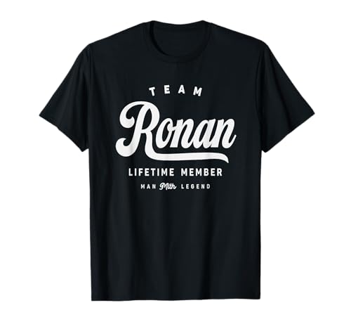 Team Ronan Lifetime Member Nome divertente Ronan Maglietta