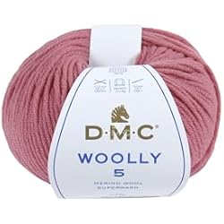 DMC - Woolly - 100% lana merino | Ovillo de 50g, Agradable para trabajar - Ideal para todo tipo de ropa