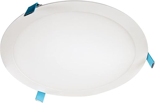 HALO HLB12LS9FSE010MWR - Luz empotrable LED sin lata, seleccionable, 2700K, 3000K, 3500K, 4000K, 5000K CCT de 12 pulgadas, color blanco