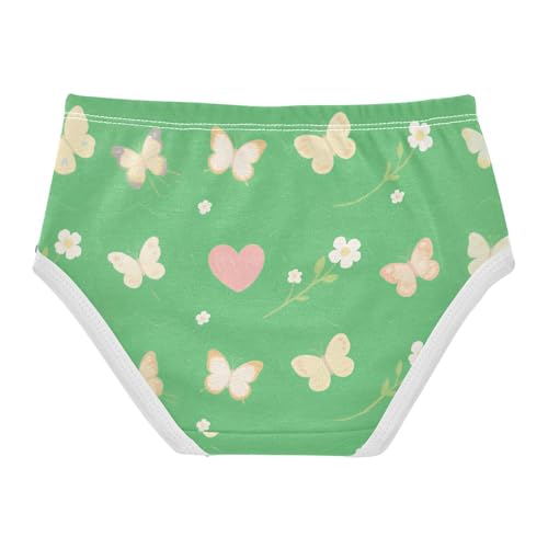 GuoChe Organic Cotton Panties Panties Comfort Underwear for Toddlers in Sizes 2T,3T, 4T, 5T, 6Y and 8Y2
