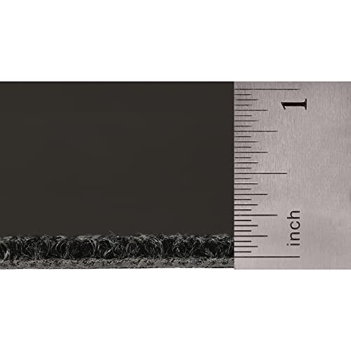 Image of Mohawk Advance 24 inch x 24 inch Berber (Loop pile), 0.11 inch Pile Height, Carpet Tile, Nylon Fiber, Black Color, (24 Tiles), (96 sqft /carton)