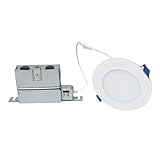 HALO HLBPH 4 inch Canless Recessed Downlight w/Remote Driver/Junction Box Integrated LED Kit HLBPH Selectable 2700K, 3000K, 3500K, 4000K, 5000K CCT New Construction White