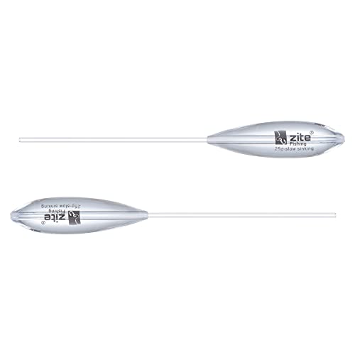 Zite Fishing Sbirolino Posen 2er-Set | 25g Spirolinos Forellen-Angeln Langsam Sinkend | Schwimmer für Forellenköder wie Forellenteig und Trout Spoons