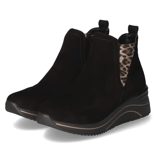 Remonte D0t75 Bottines Chelsea Femme chaussures cuir souple marche urbaine