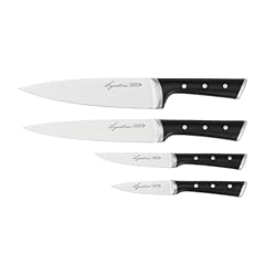 Lagostina Iceforce, Set Coltelli da Cucina, 4 Coltelli in Accaio Inox con Lama Raffreddata, Confezione con Coltello Chef 20 cm, Per affettare 20 cm, Spelucchino 9 cm e Multiuso 11 cm