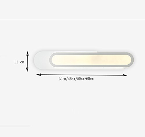 Miroir de bain lampes LED anti-buée 30cm éclairage mural commode salle de bains - 3