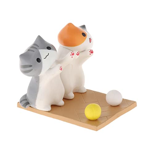 Soporte para teléfono móvil Qianly con base estable y adorable silueta de gato multifuncional