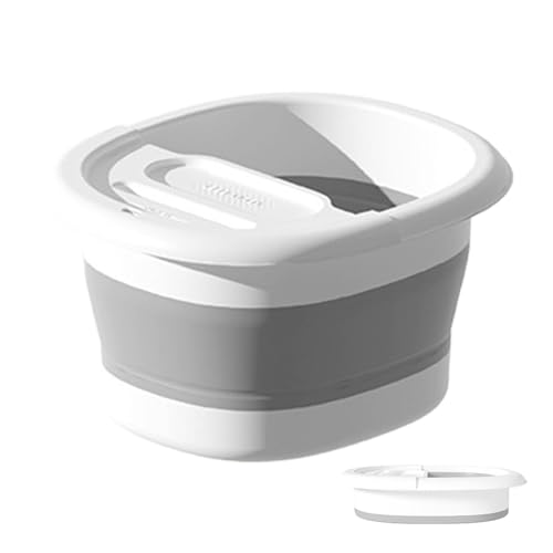 Vasca da bagno per piedi – Contenitore per pediluvio, vasca pieghevole per pediluvio, 41 x 30 x 22 cm, secchio per il lavaggio dei piedi, bacinella ad alta capacità per alleviare il disagio e lo