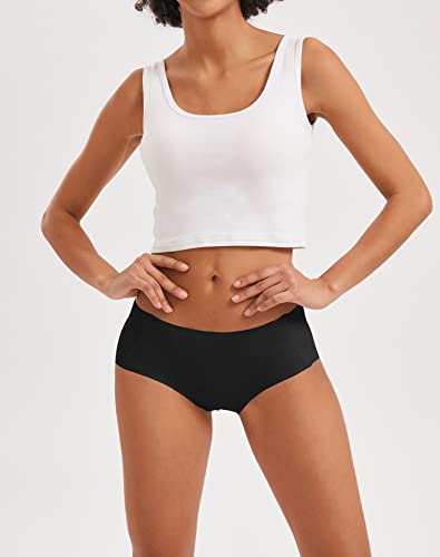 INNERSY Majtki damskie bez szwu poliamid Seamless Slips Stretch Niewidoczne bielizna 3 szt, L