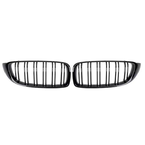 Calandre de pare-chocs double lamelle noir mat style course pour BMW F32 F33 F36